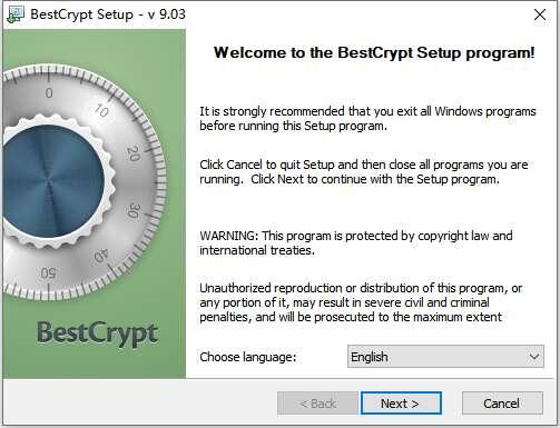 BestCrypt(密码管理工具)官方版 9.03 英文版 BestCrypt(密码管理工具)官方版 9.03 英文版