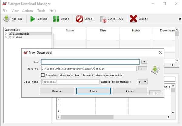 flareget download manager(高速下载工具)v5.0.0官方最新版 flareget download manager(高速下载工具)v5.0.0官方最新版