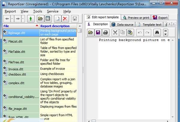Reportizer(数据报告制作软件)官方版 6.4.0.50 免费版