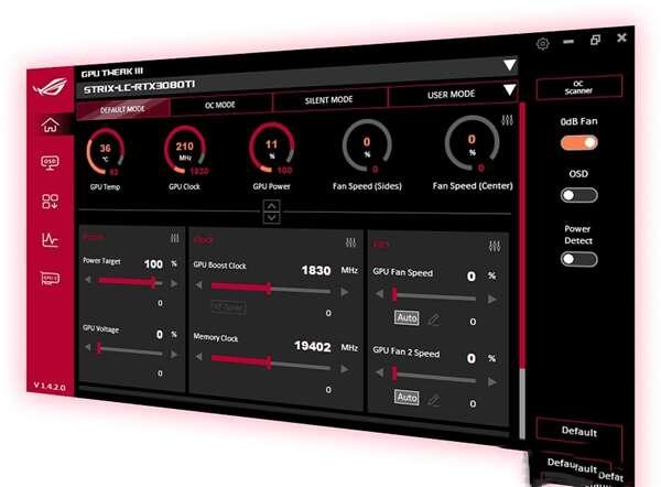 GPU Tweak III(华硕显卡超频工具)v2.0.7.3官方版