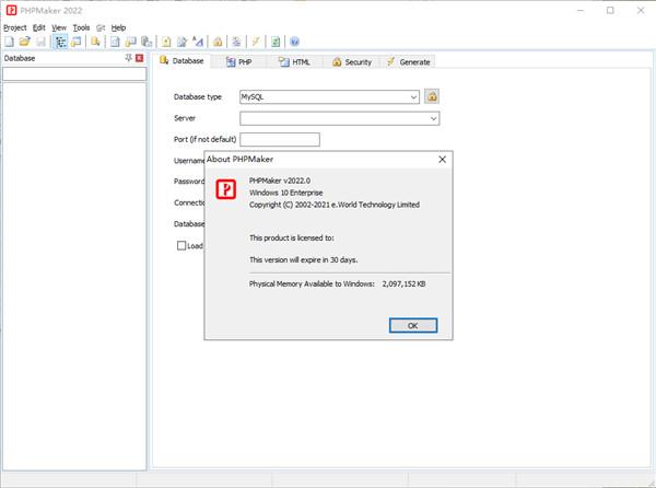 PHPMaker(PHP代码生成器)v2025.5.0 PHPMaker(PHP代码生成器)v2025.5.0