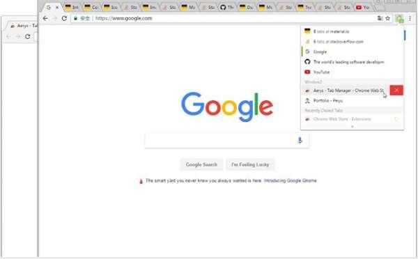 aerys(Chrome窗口标签管理插件)官方版 1.7.0免费版 aerys(Chrome窗口标签管理插件)官方版 1.7.0免费版