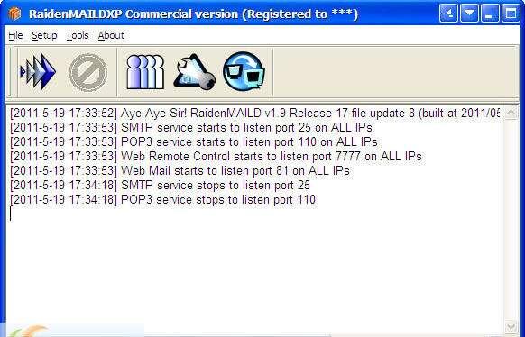 RaidenMAILD（邮件伺服器软件）官方版 4.4.14 最新版
