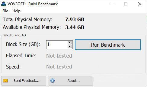 ovsoft RAM Benchmark(内存基准测试工具) 官方最新版