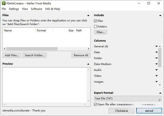 Filelist Creator(文件列表生成软件) v23.6.13 免费版