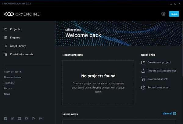 CryEngine5.7（游戏引擎）电脑版 2.2.1官方最新版