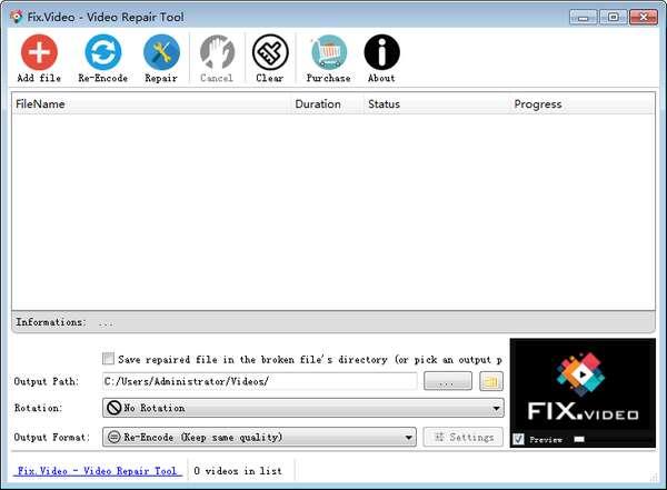 Video Repair Tool（视频修复软件）官方版 4.0.0 最新版