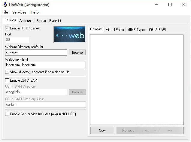 LiteWeb(Web服务器管理软件) v2.82 官方版
