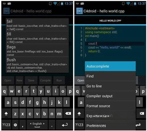 C4droid安卓手机版 8.01 中文免费版 C4droid安卓手机版 8.01 中文免费版