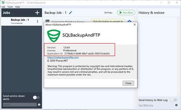 SQLBackupAndFTP(数据库备份软件)v12.7.35官方版