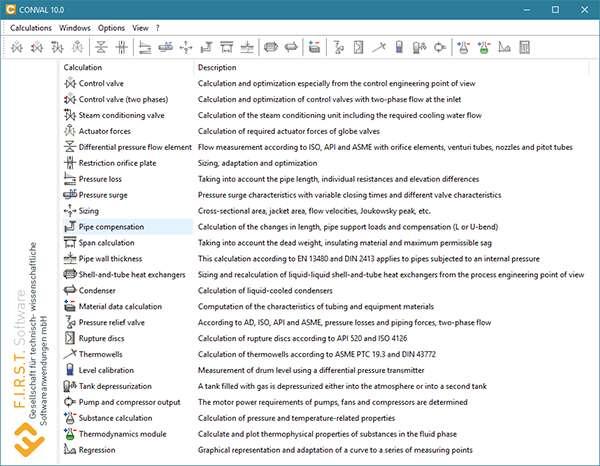 Conval 10（阀门选型计算器）官方版 10.5.1 最新版