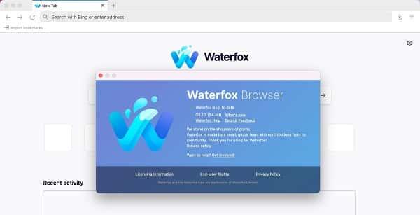 水狐浏览器(Waterfox)v6.6.9官方最新版