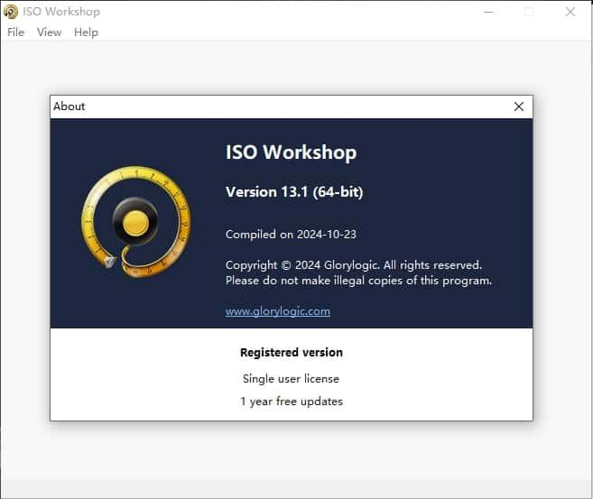 ISO Workshop(ISO镜像工具)v13.1.0官方版 ISO Workshop(ISO镜像工具)v13.1.0官方版
