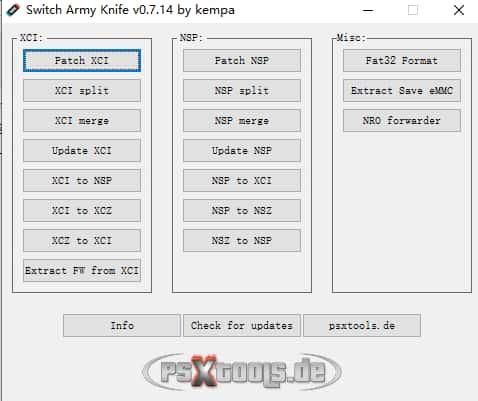 Switch Army Knife(rom转换格式工具)v0.7.14