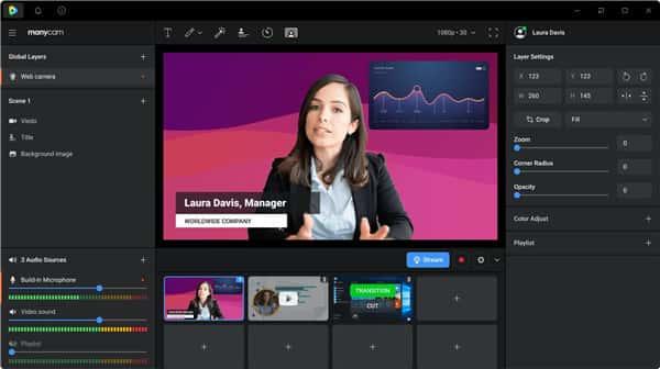 Manycam(多摄像头控制软件)v9.0.0.16最新版