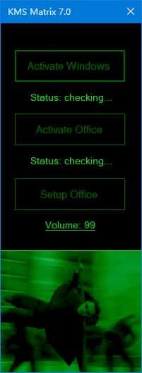 KMS Matrix(windows/office⼀键激活⼯具)v7.0绿色版