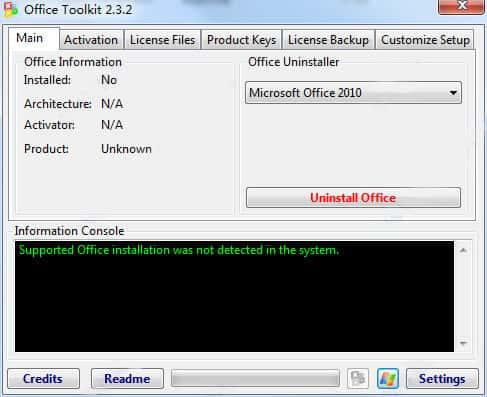 Office 2010激活工具(Office 2010 Toolkit)v2.3.2绿色版
