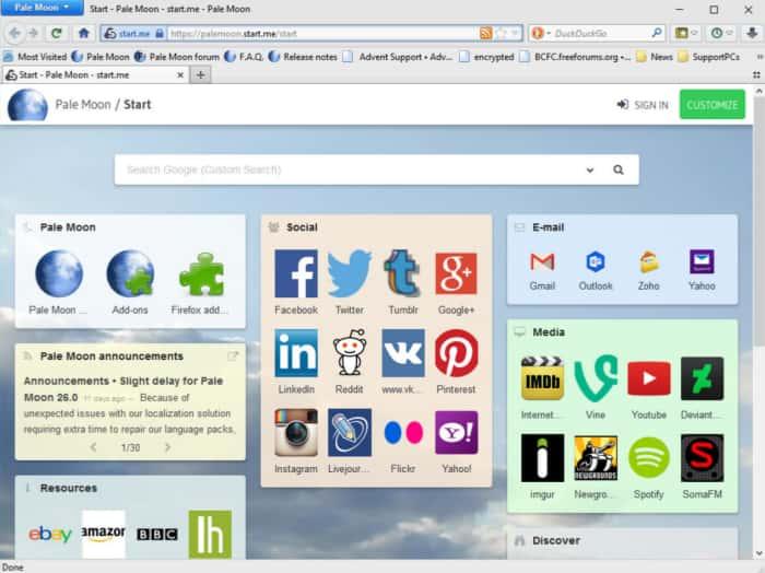 Pale Moon苍月浏览器v34.1.0